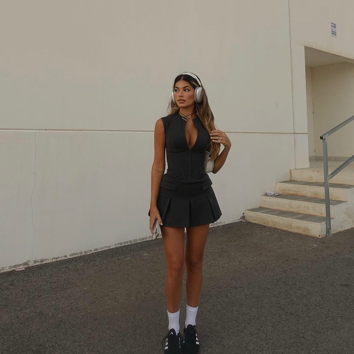 Valenzora | Pleated Mini Dress