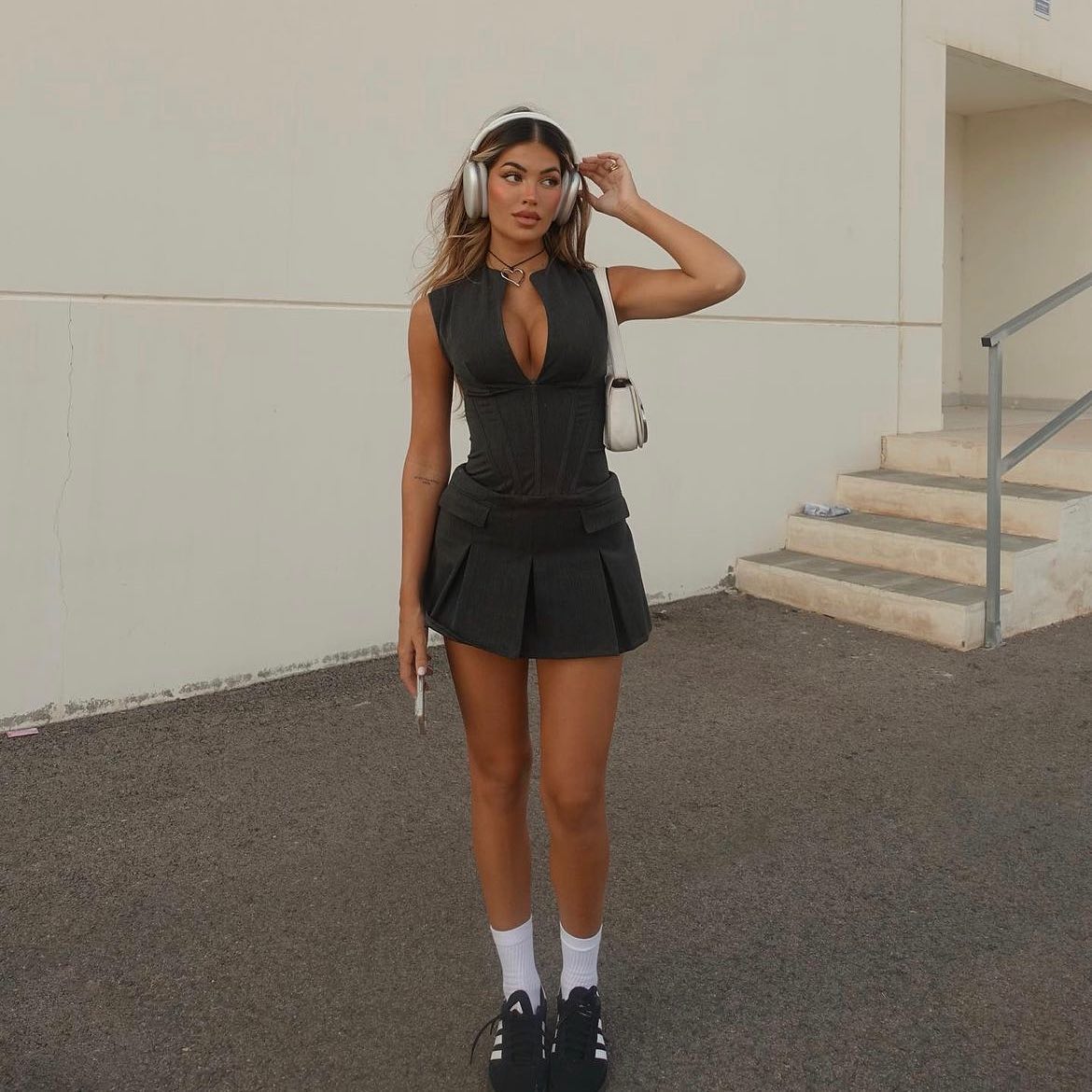 Valenzora | Minikleid mit Korsett und Faltenrock für Damen