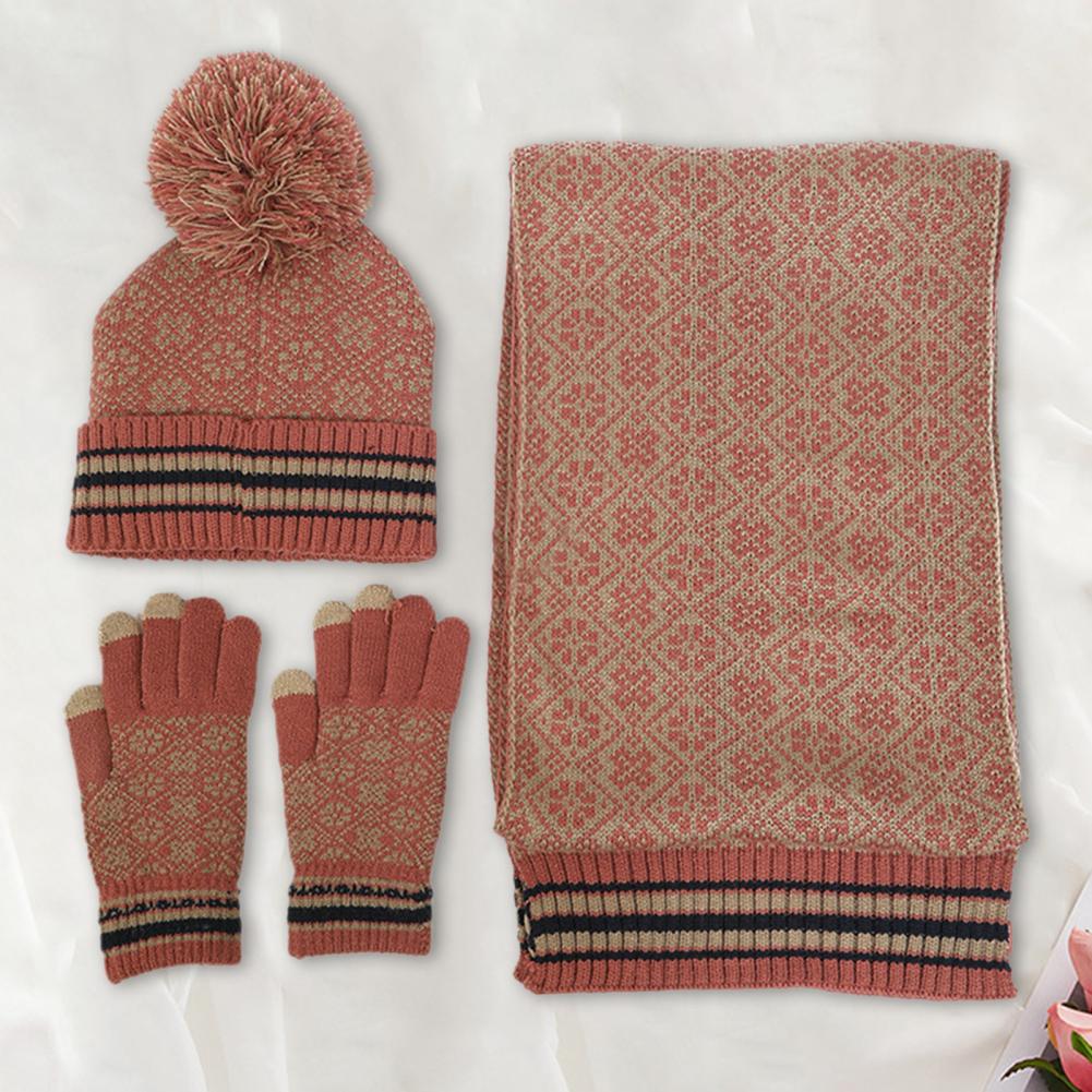 Valenzora | Lässiges 4-teiliges warmes Strickset für Damen für Herbst/Winter