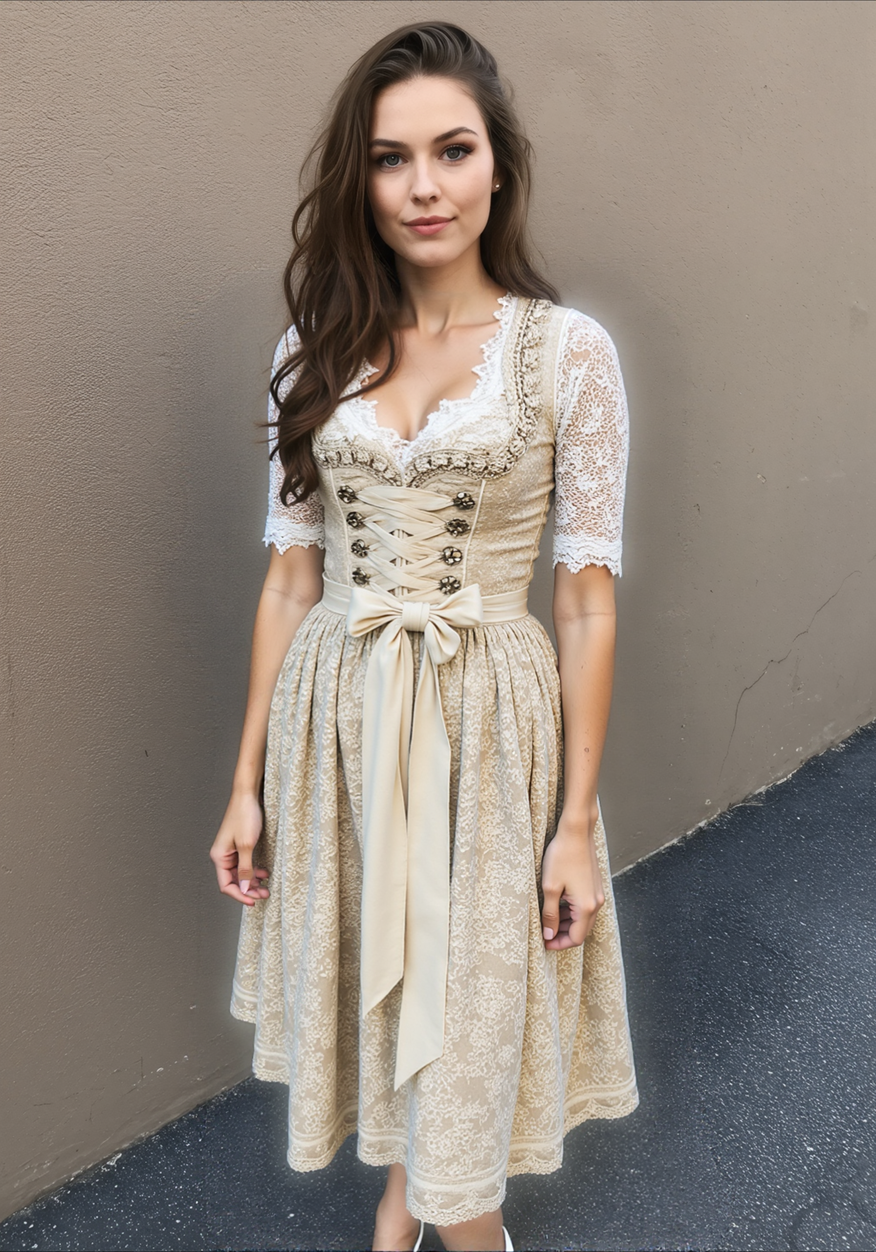 Mountain Romance – Elegant Vintage Dirndl Dress