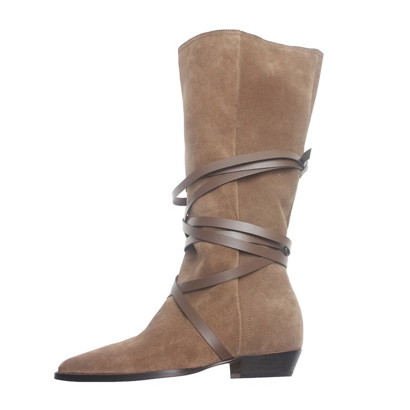 Valenzora | Bequeme Wildlederstiefel für Damen