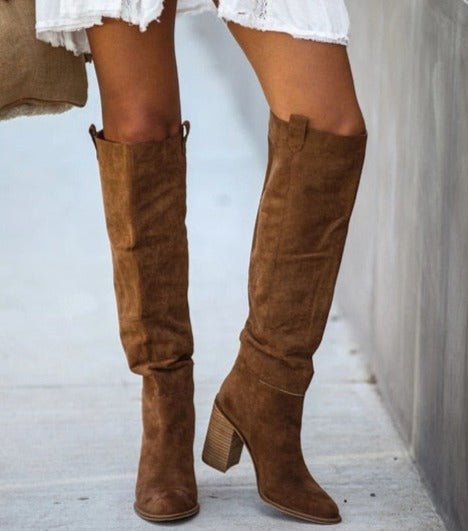 Valenzora | Bequeme Wildlederstiefel für Damen