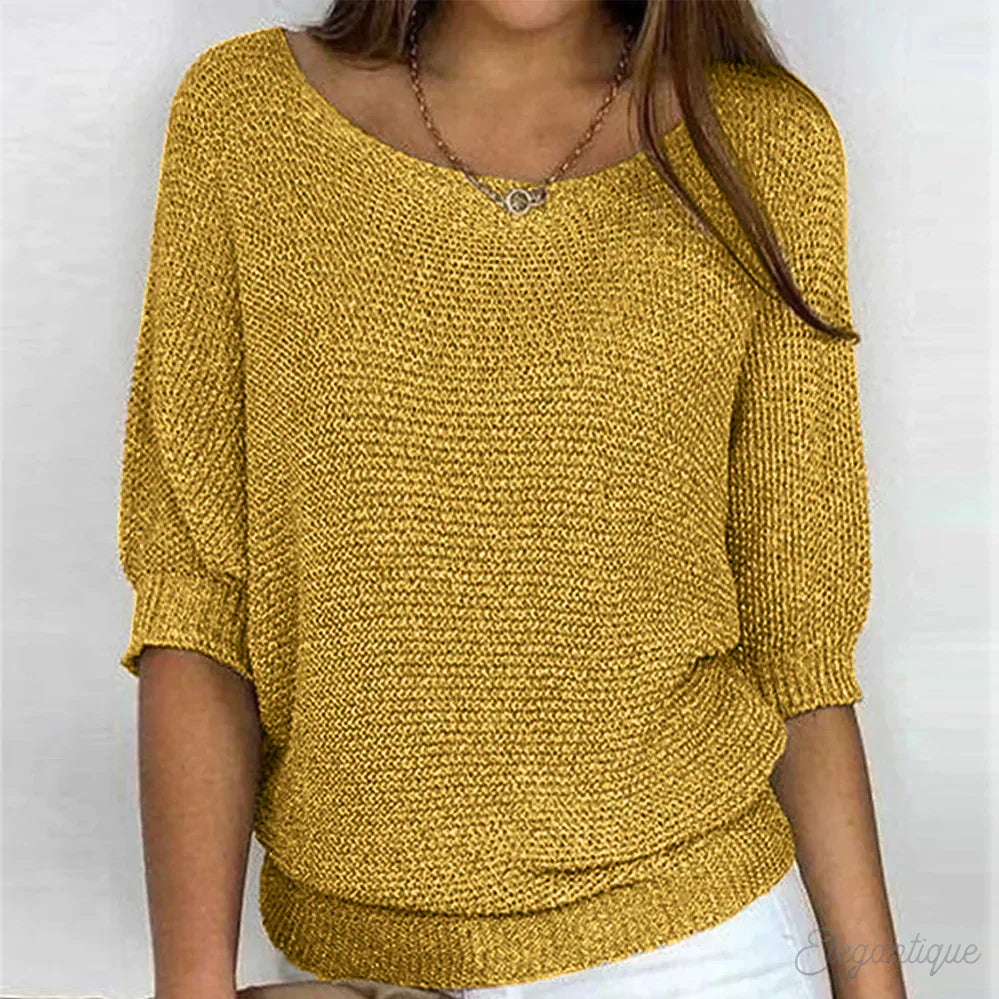 Valenzora | Lässiger Strickpullover für Damen – bequem und stilvoll