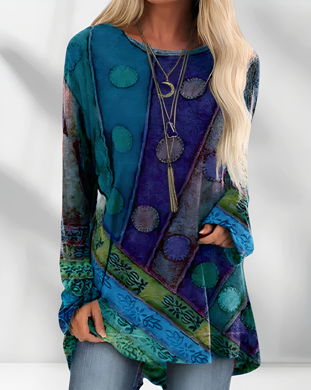 Valenzora | Damen Tunika Elegantes Oberteil