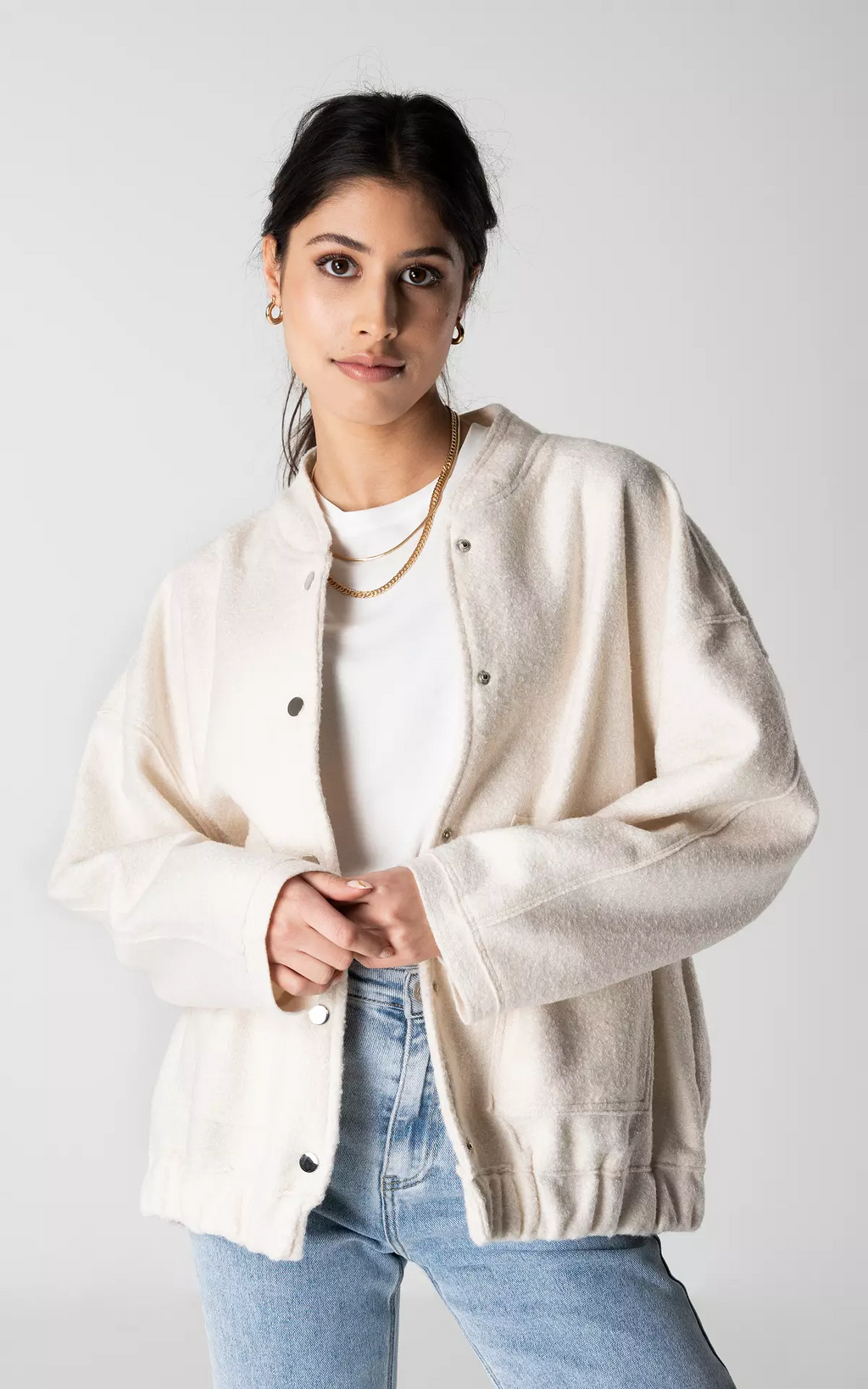Valenzora | Oversized luxury bomber jacket for women, best-selling autumn jacket 2023