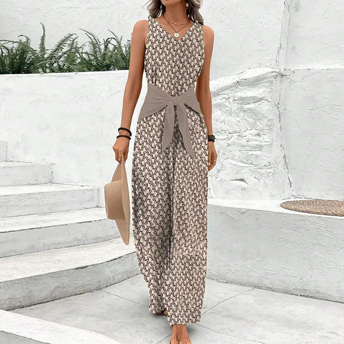 Valenzora | Eleganter Baumwoll-Jumpsuit mit Stil