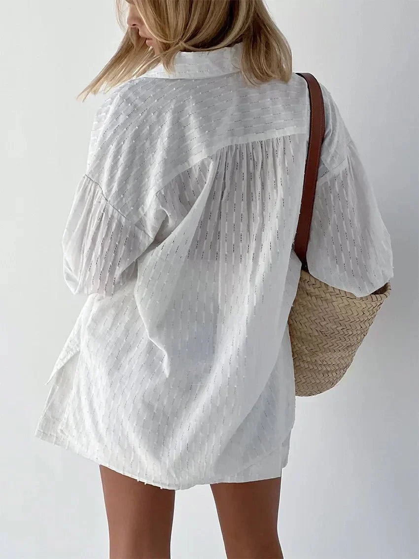 Valenzora | Boho-Sommer-Set Bluse Höschen