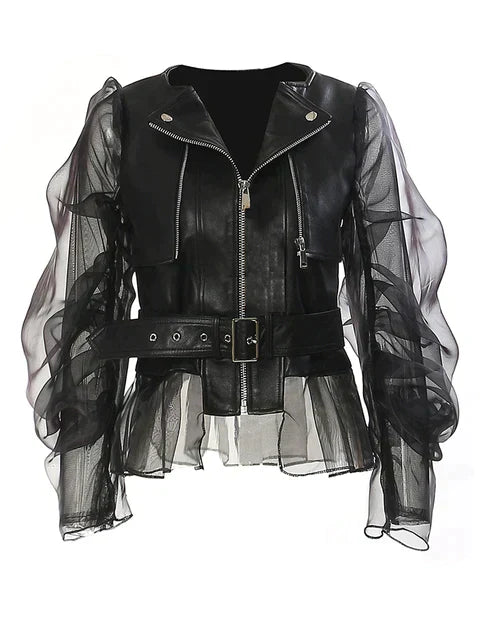 Valenzora - Damen Lederjacke