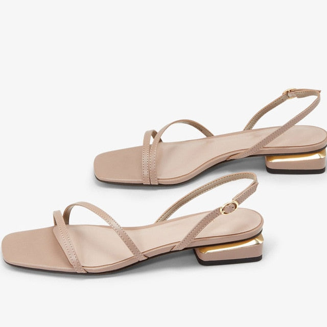 Valenzora | Mrs. Wonderful Goldene High-Heel-Sandale
