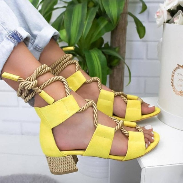 Valenzora | Gladiator-colored strappy heeled sandal