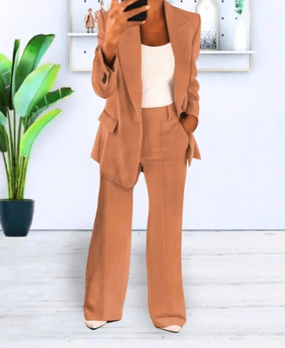 Valenzora | Damen Blazer Bequemes & schickes Blazer-Set Freizeit- & formelles Outfit