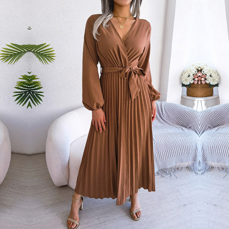 Valenzora | Casual pleated skirt dress