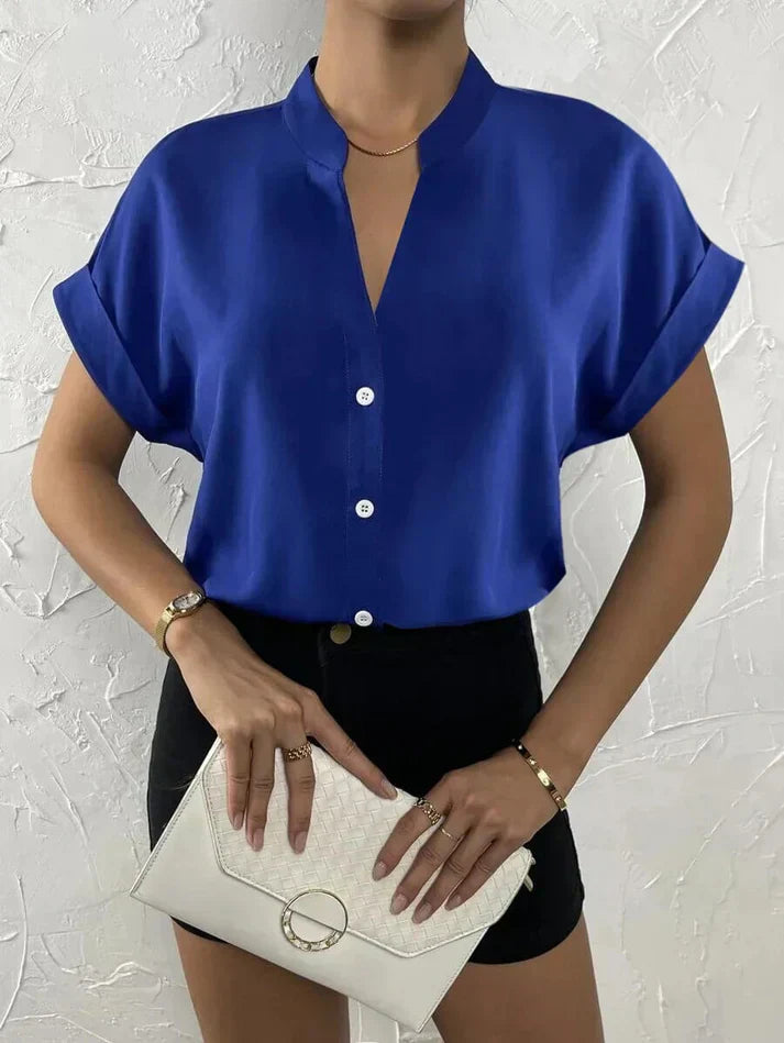 Valenzora | Elegant V-neck Top for Women