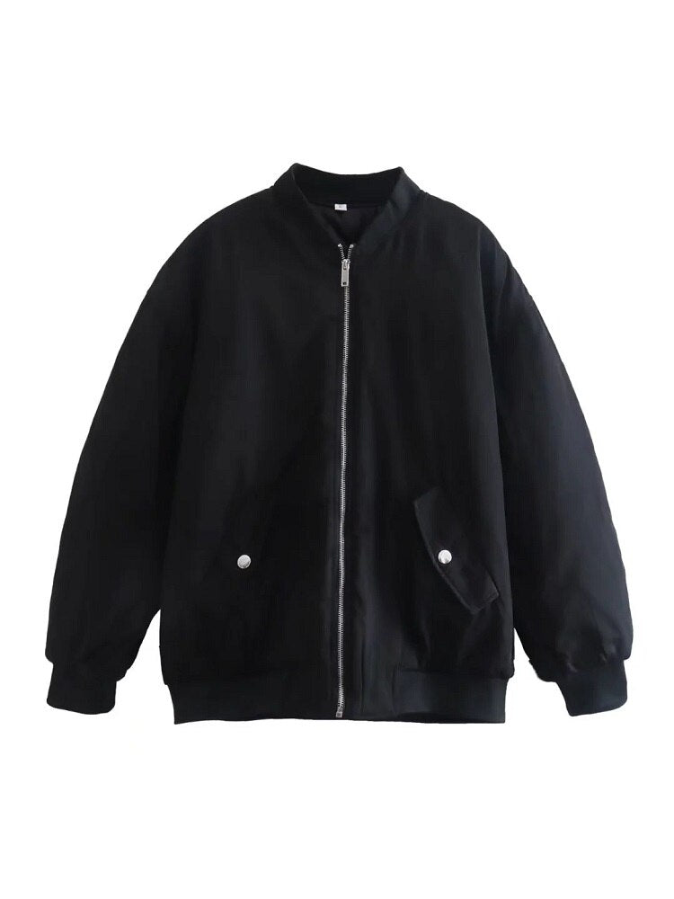 Valenzora - Oversized bomber jacket for women