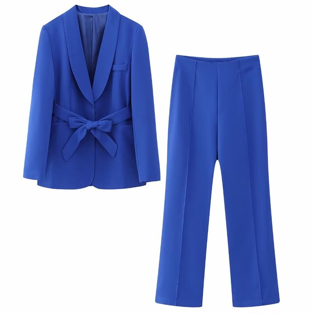 Valenzora | Elegantes Blazer-Set mit Gürtel für Damen