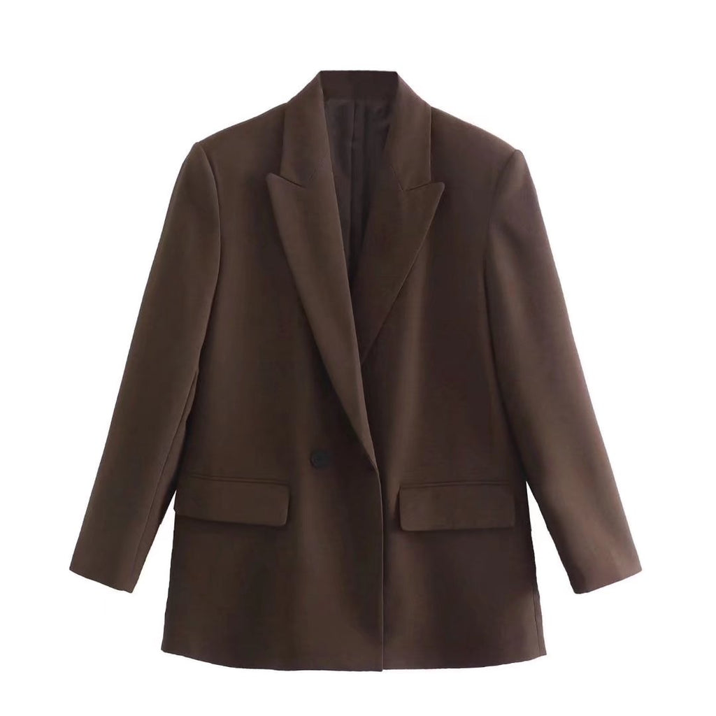 Valenzora | Bequemer, trendiger Longblazer für den Herbst