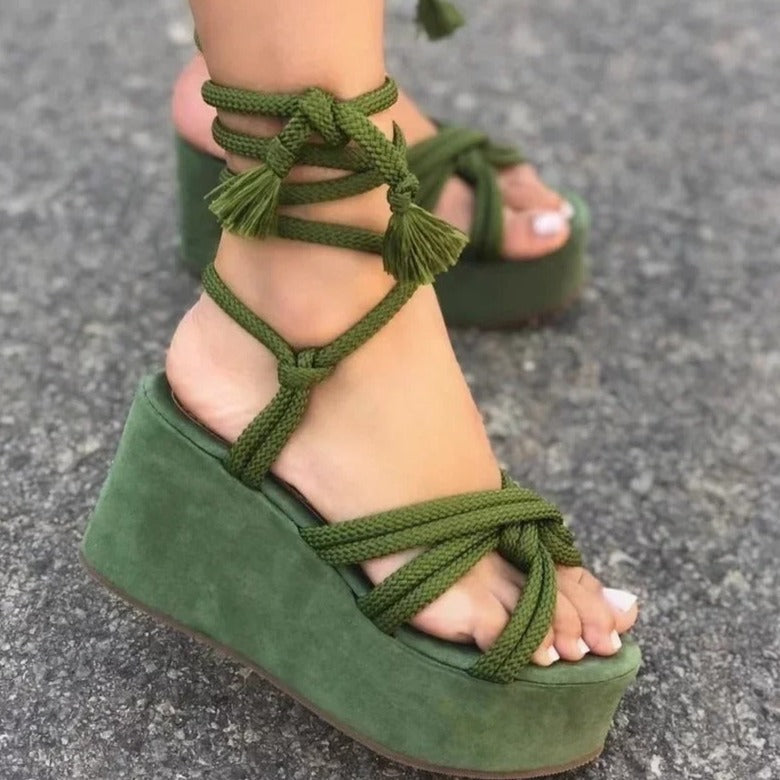 Valenzora | Elegante Keilsandalen