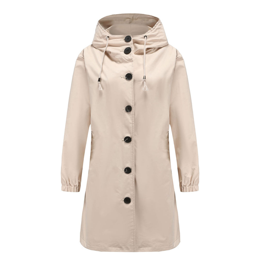 Valenzora | Wasserdichte Regenjacke für Damen mit Kapuze