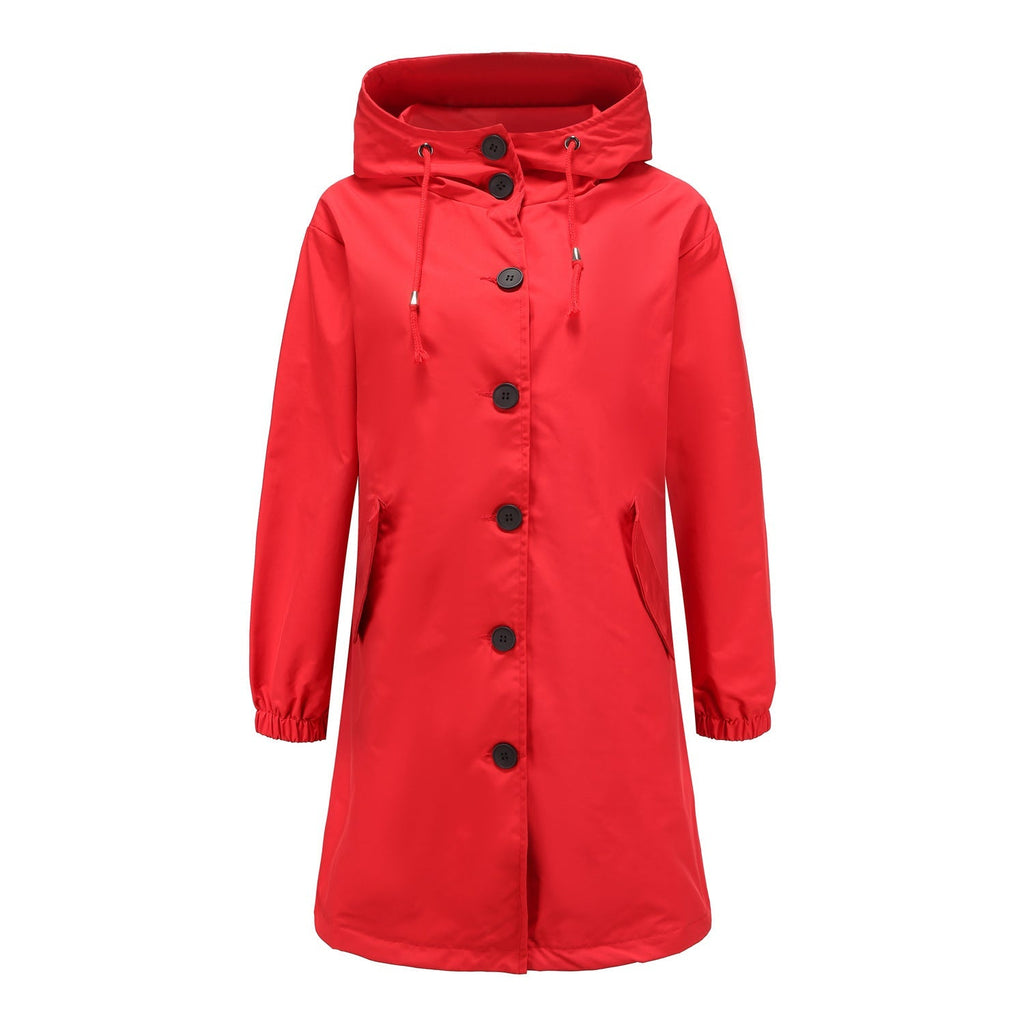 Valenzora | Wasserdichte Regenjacke für Damen mit Kapuze