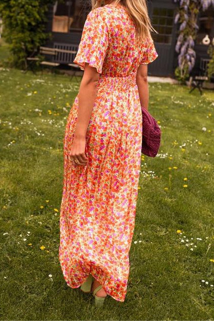 Valenzora | Elegant long floral dress