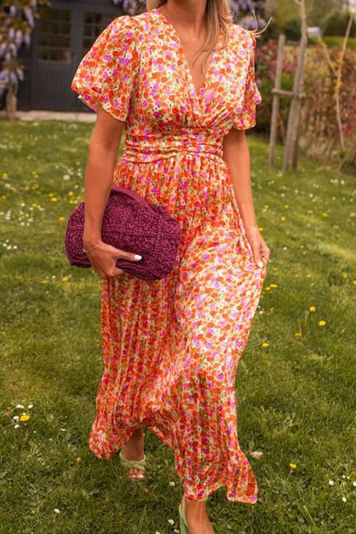 Valenzora | Elegant long floral dress