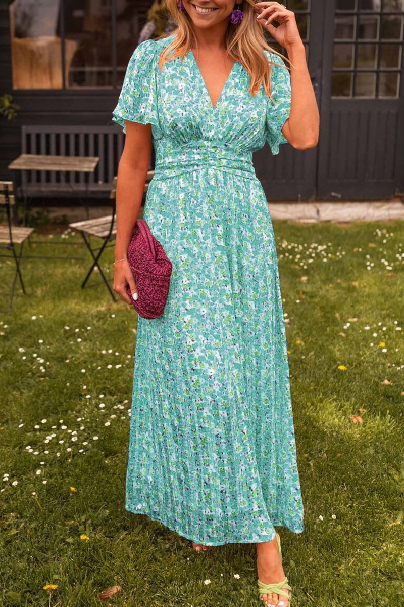 Valenzora | Elegant long floral dress