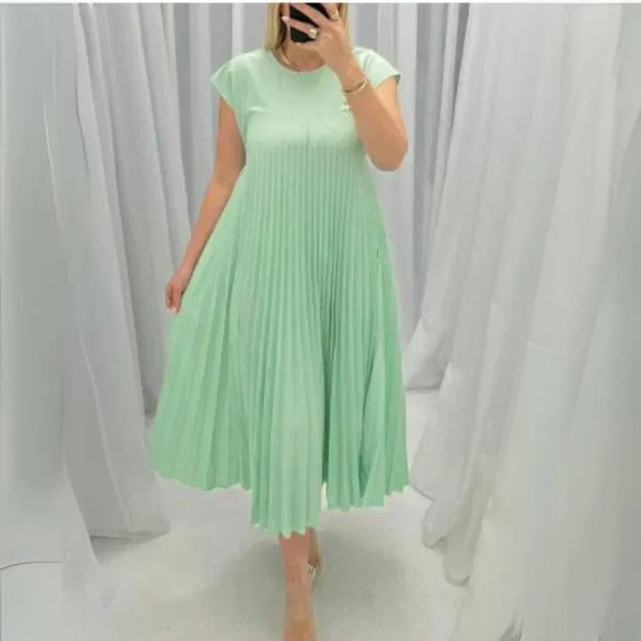 Valenzora | Leichtes und frisches Plisseekleid