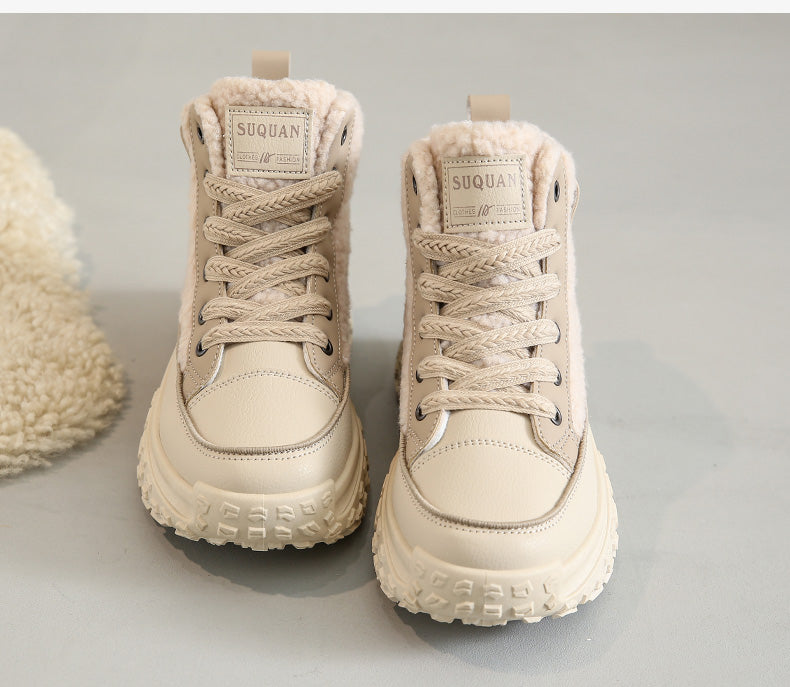Valenzora – Wasserdichte Plüsch-Stiefeletten