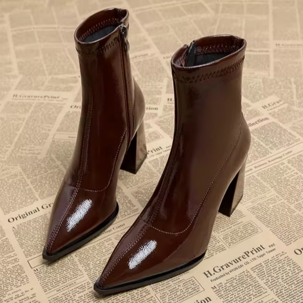 Valenzora | Stiefeletten mit spitzem Absatz