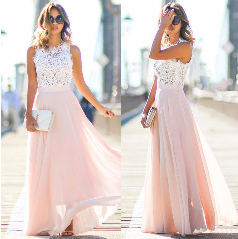 Valenzora | Elegant women's dress with lace