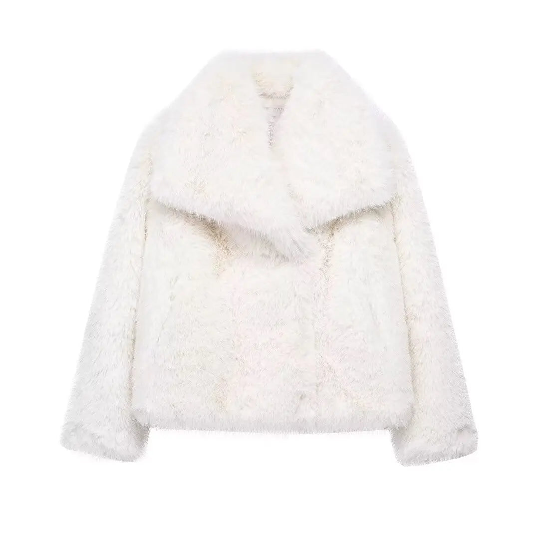 Valenzora | Warme Felljacke für Damen in stilvollem Design