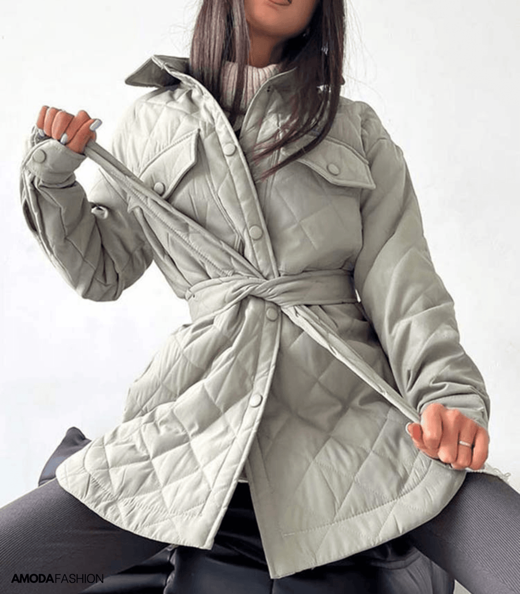 Padded, loose-fitting jacket in plus sizes