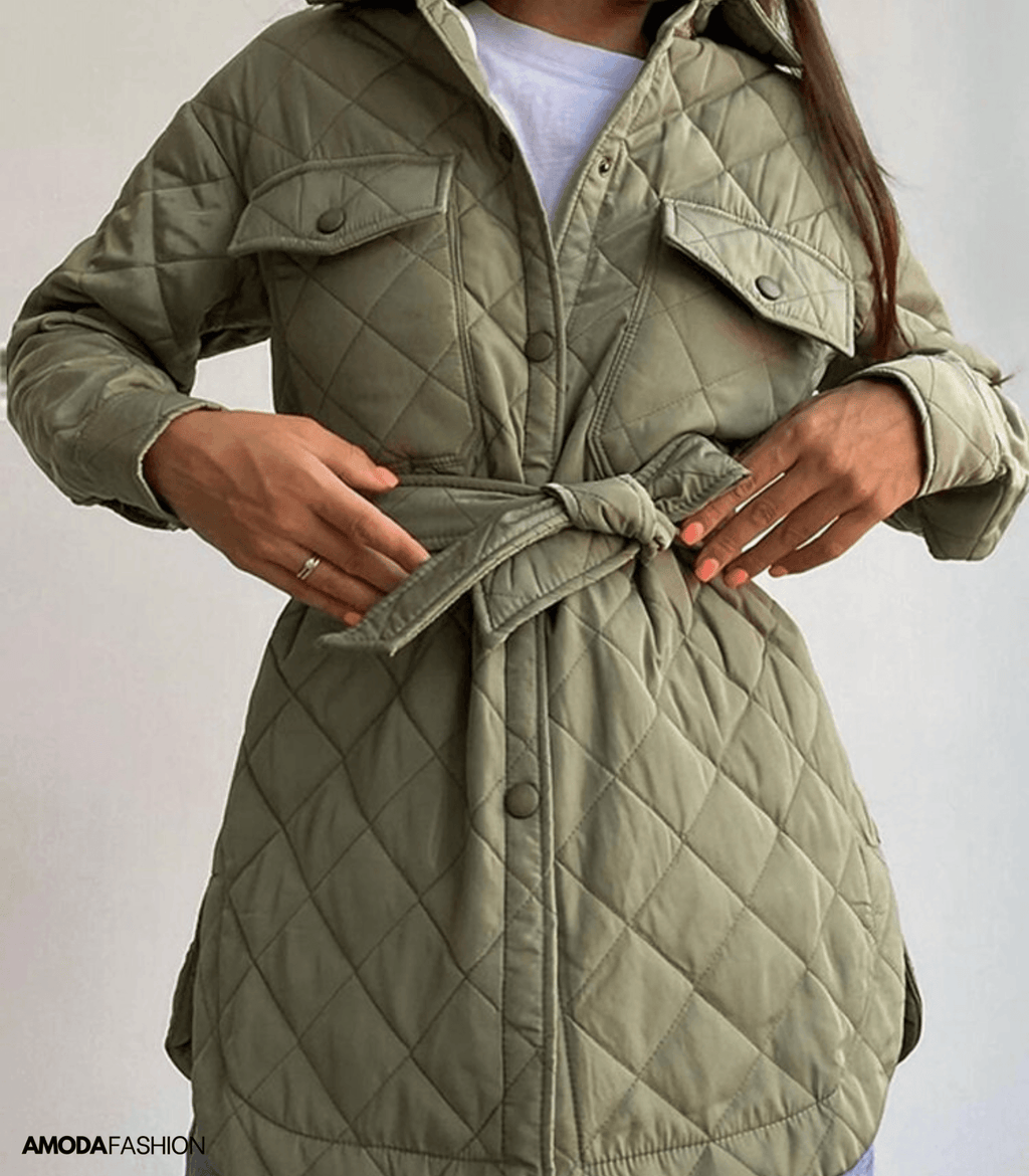 Padded, loose-fitting jacket in plus sizes