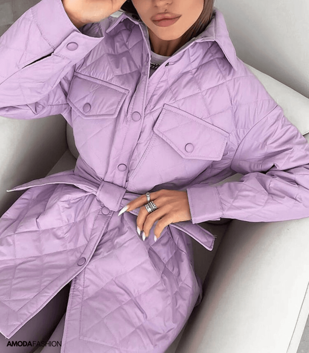 Padded, loose-fitting jacket in plus sizes