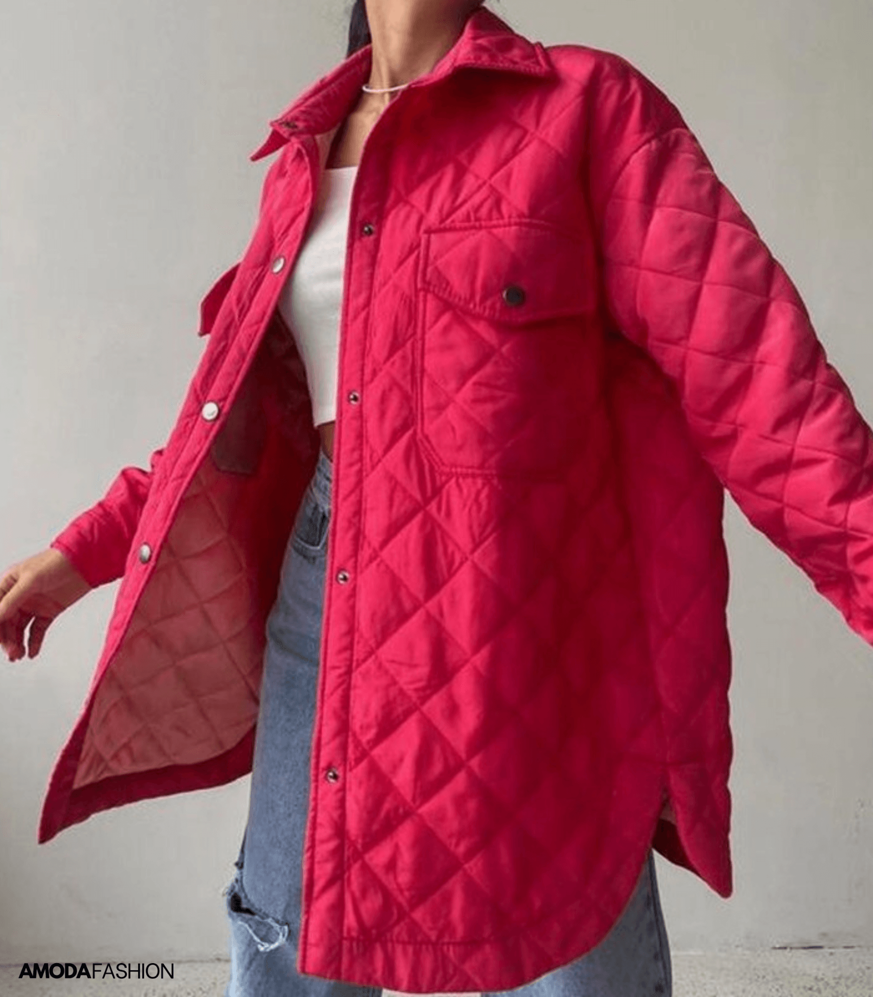 Padded, loose-fitting jacket in plus sizes
