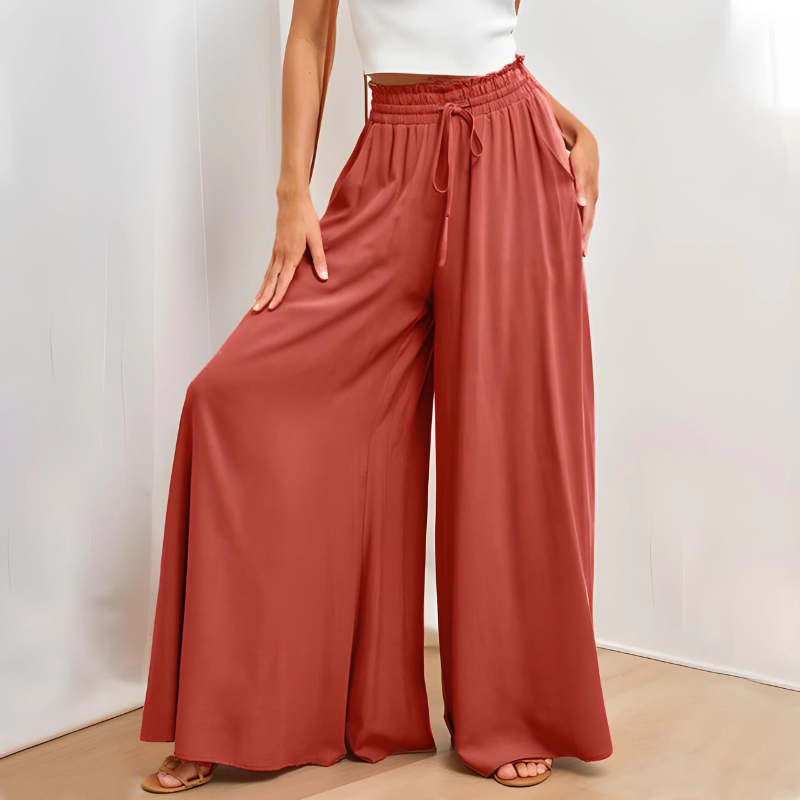 Valenzora | Women's Wide Leg Elegant Trousers