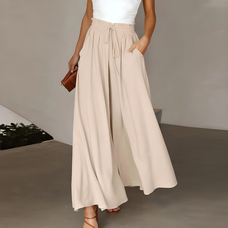 Valenzora | Women's Wide Leg Elegant Trousers