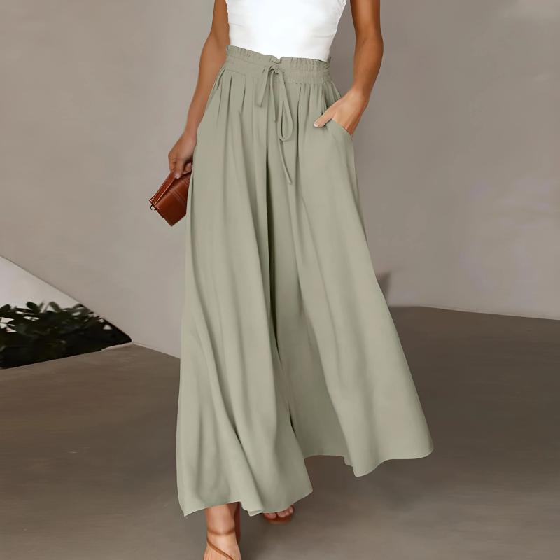 Valenzora | Women's Wide Leg Elegant Trousers