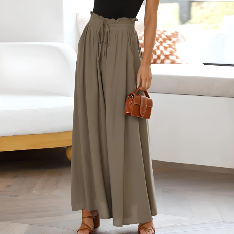 Valenzora | Women's Wide Leg Elegant Trousers