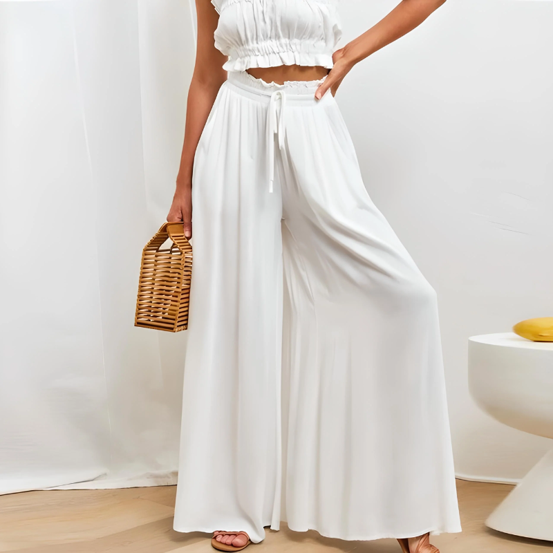 Valenzora | Women's Wide Leg Elegant Trousers
