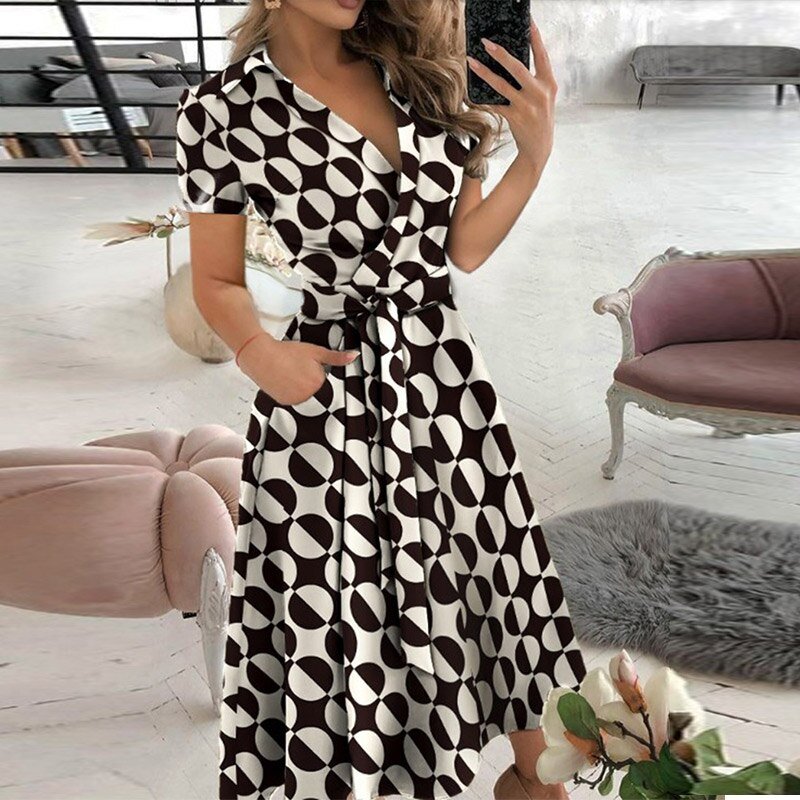 Valenzora A-Linien-Bindekleid