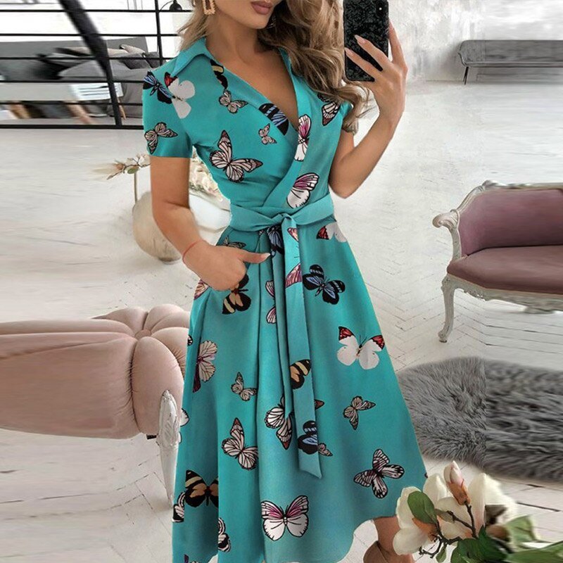 Valenzora A-Linien-Bindekleid