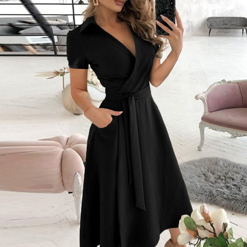 Valenzora A-Linien-Bindekleid