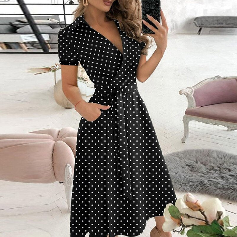 Valenzora A-Linien-Bindekleid