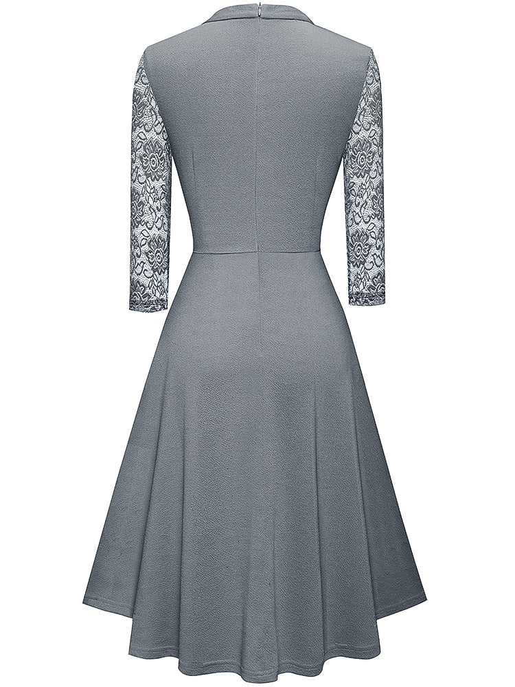 Valenzora Ausgehöhltes Spitzenkleid