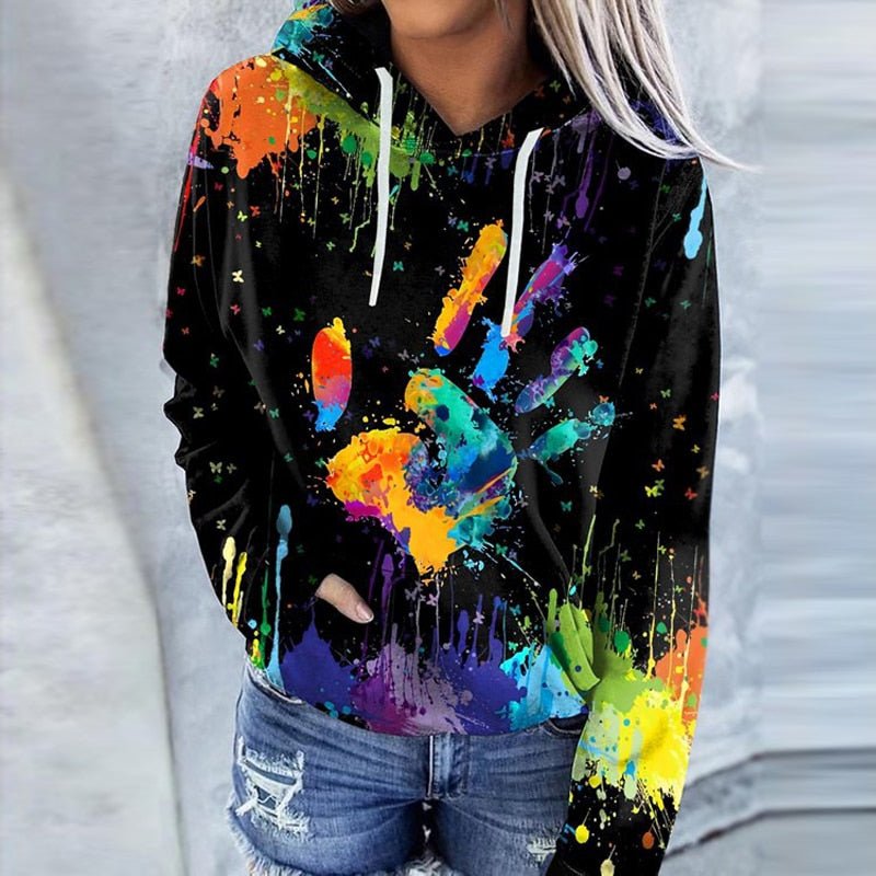 Valenzora Digitaldruck Freizeitpullover