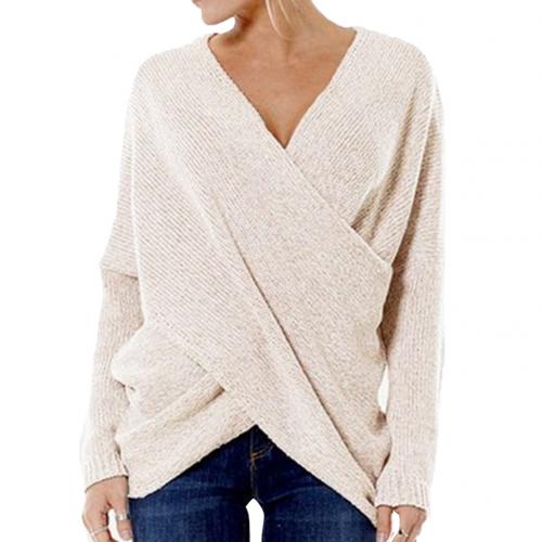 Valenzora | Cross Sweatshirt with V-neck