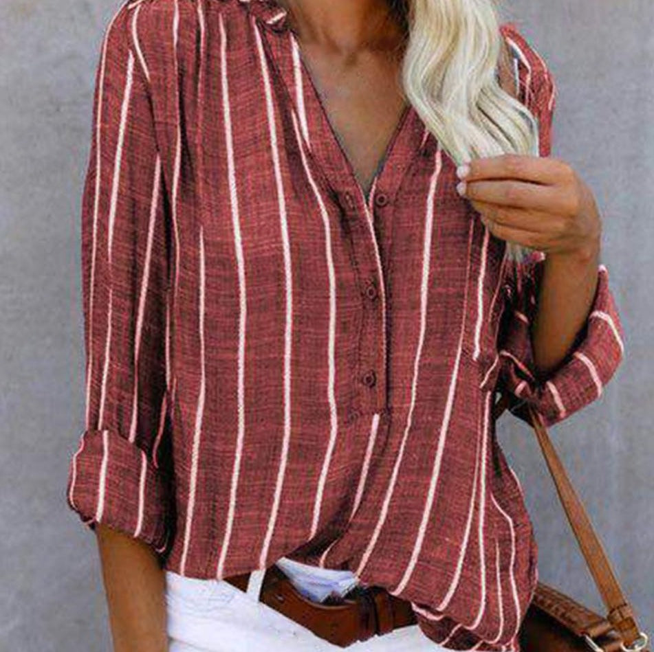 Valenzora | Breathable and fashionable striped shirt