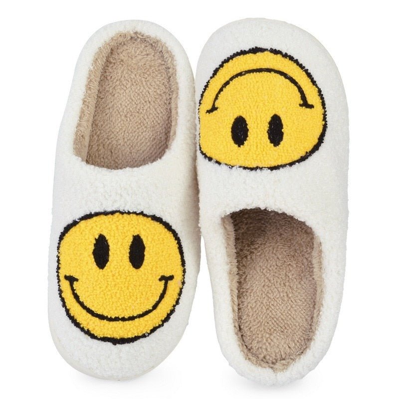 Valenzora | with smiley face - comfortable women's slippers made of soft material