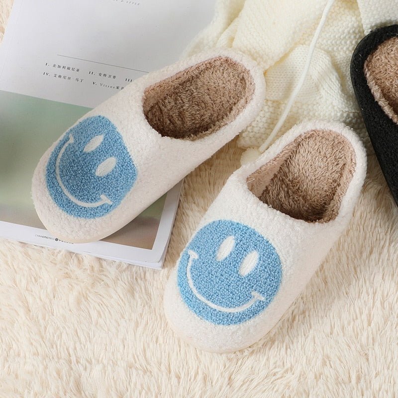 Valenzora | with smiley face - comfortable women's slippers made of soft material